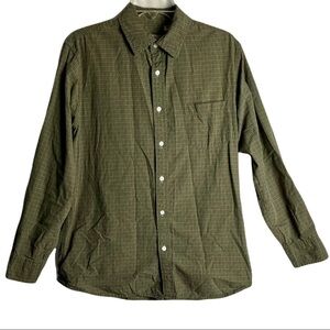 Article 365 Gingham Shirt Olive Size M
